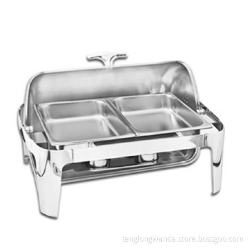 9L Oblong stainless steel buffet chafing dishes